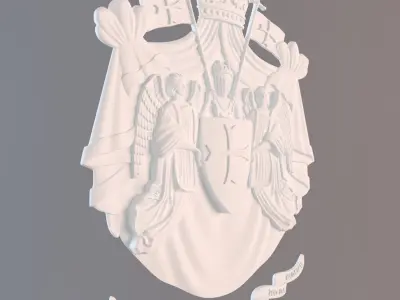 Templar emblem 3D print model