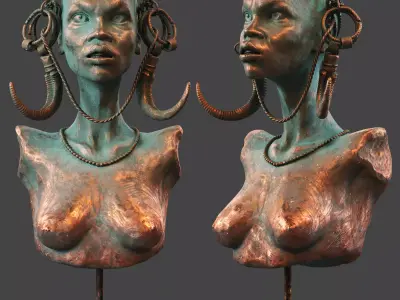 Mursi Woman 3D model