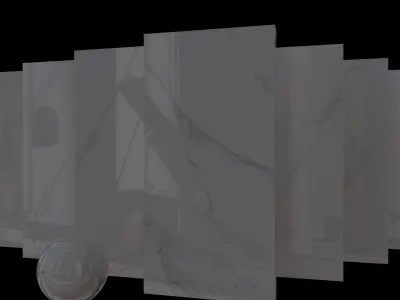 Marble Set Museum Calacatta 4D 80x160 Set 4 Texture