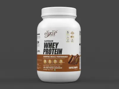 Protein Powder 3D model
