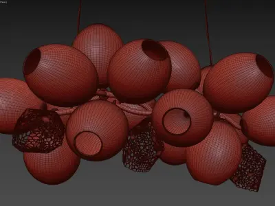 Chanceux Chandelier Horizontal-2 3D model