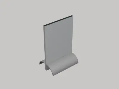 Basic Desk Stand - Geometry Only No Textures No Materials 3D model
