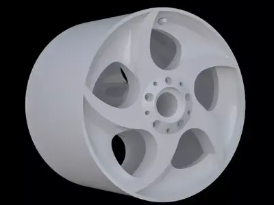 AMG Alphard 164 Rims for Hotwheels 3D print model