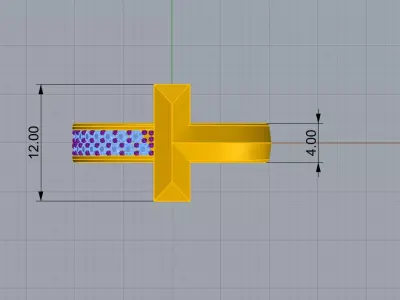 tiffany ring 3D print model