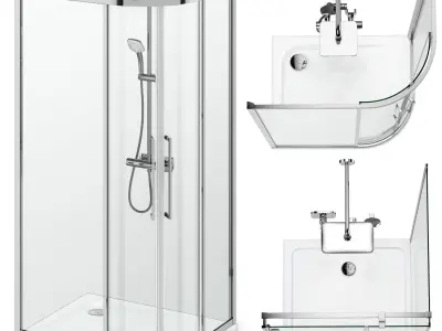 Cabin showers Radaway Carena 3D model