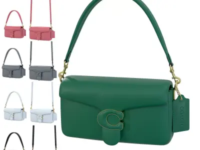 C Pillow Tabby Bag Low-poly 3D model