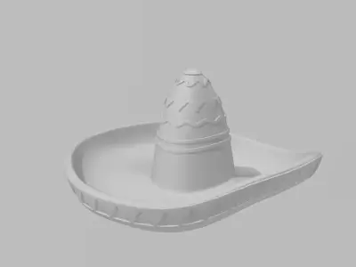 Sombrero Mexican HAT 3D print model