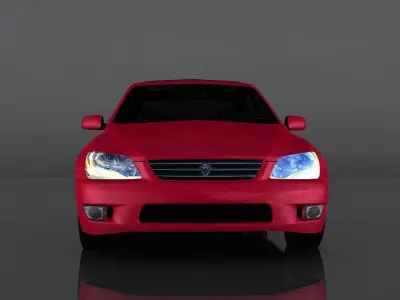 Toyota Altezza RS200 Low-poly 3D model