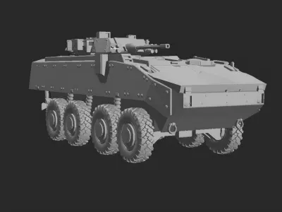 Piranha 3 denmark 3D print model