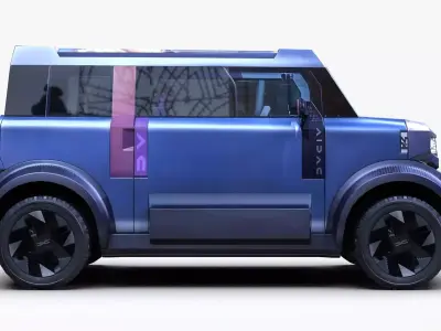 Dacia Hipster Concept 2026 Low-poly 3D model
