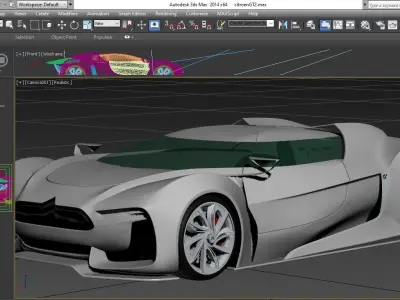 Citroen GT 3D model Low-poly 3D model