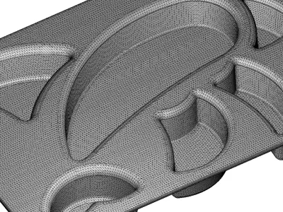 Plastic Kids Dolphin Plate 3D model