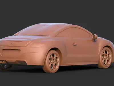 Peugeot RCZ 3D print model
