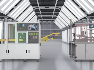 Parts welding machine and soldering machine 3D model