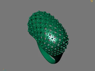 Women Plain Ring Ready STL Models Womens Ring 3d models 3D print model 28