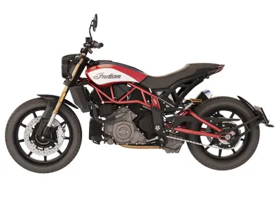 Indian FTR 1200 S 2019 3D model