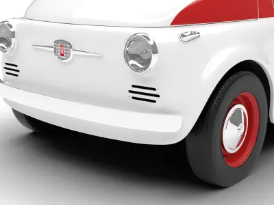 Fiat 500 N Sport 1959 3d model  3D model