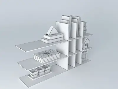 decorative shelf decorative shelf  Free 3D model