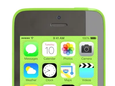 Apple iPhone 5c green 3D model