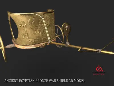 ANCIENT EGYPTIAN CHARITY 3D MODEL Low-poly 3D model