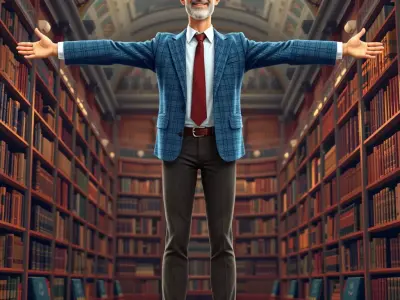 Wise Librarian Character model pack Low-poly 3D model