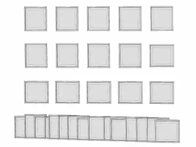 Photo Frame collection 3D model
