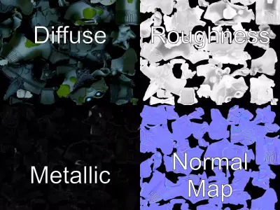 Mystic Goblin Warrior model pack Low-poly 3D model