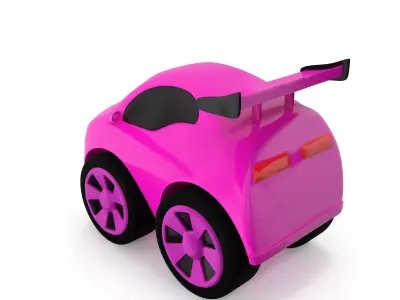 car toy Low-poly 3D model