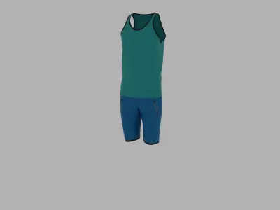 Sport Suit Low-poly 3D model purchase