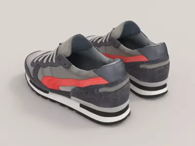 Sport Shoes Collection 2 3D model