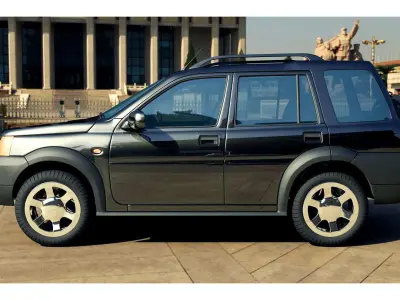 Land Rover Freelander SUV Car Rigged and Animated 3D model