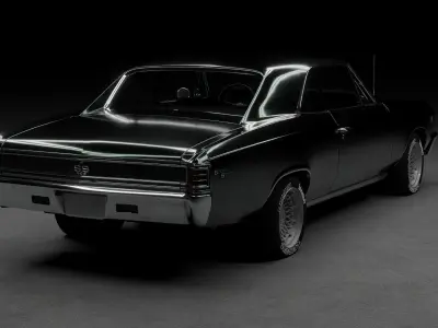 1967 Chevrolet Chevelle ss 396 3D model