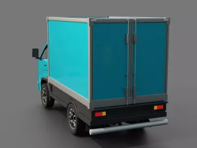 Eicher Pro X EV mini truck 3D model
