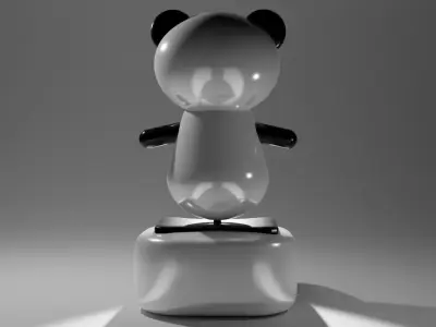 Panda toy 3D model purchase
