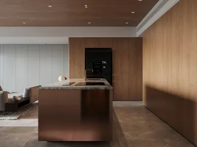 Living interior design Model 3D - 06 3D model 3D model 3D model