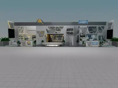 Coldwell banker Booth 3D model