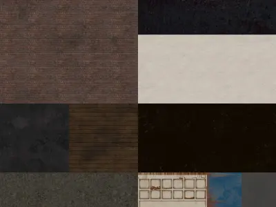 OLD FACTORY BUILDING Low-poly 3D model