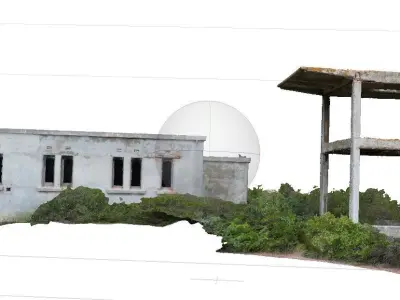 old whaling lookout 3D model