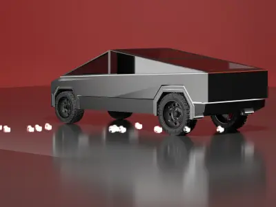 Tesla CyberTruck  3D model get