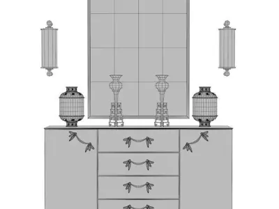 Decorative Set M036 3D model