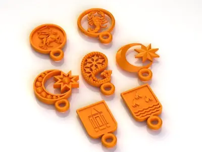 Rosary tassel 3D print model