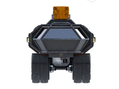 Army Patrol Vehicle 3D model