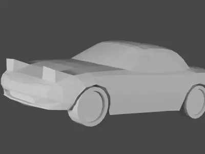 1989 Mazda MX-5 NA Miata Eunos Roadster Low-poly 3D model
