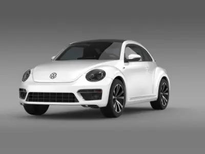 VW Beetle RLine 2014 3D model