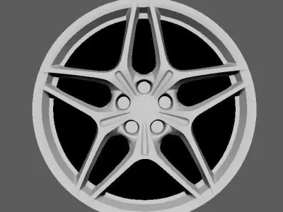 Car Rim 3D model 23