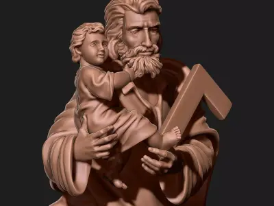Jose y Jesus - Joseph and Jesus CNC 3D print model