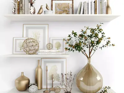 Decorative set-29 Low-poly 3D model