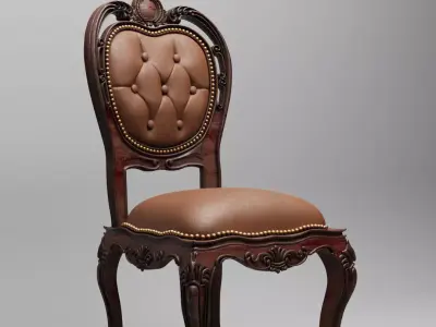Classic Chair 3D model 3D model 3D model