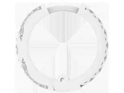 Earrings geometry with diamonds 3D print model