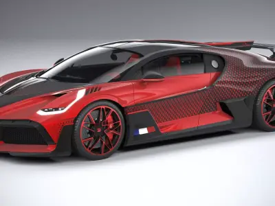 Bugatti Divo Lady Bug 2020 3D model